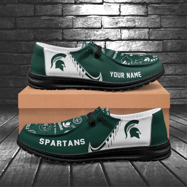 Tubopro Michigan State Spartans Hey Dude Shoes For Men And Women - Image 6