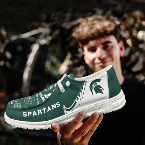 Tubopro Michigan State Spartans Hey Dude Shoes For Men And Women - Image 3