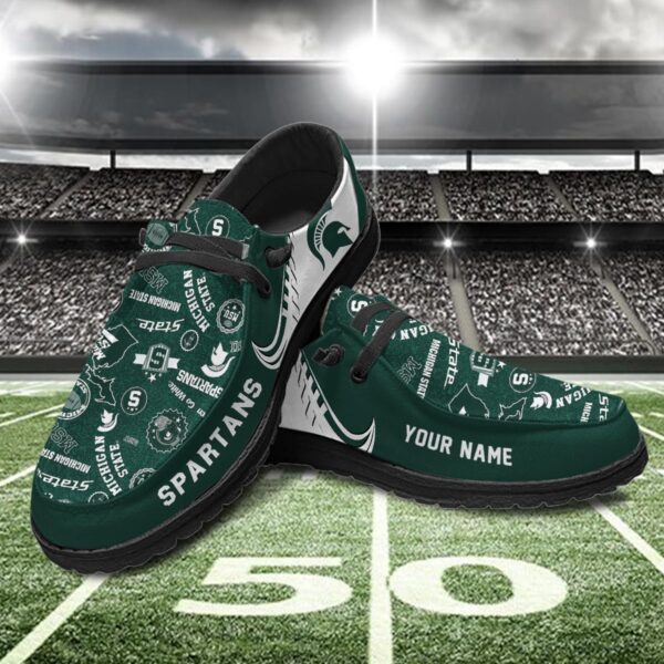 Tubopro Michigan State Spartans Hey Dude Shoes For Men And Women - Image 2