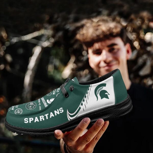 Tubopro Michigan State Spartans Hey Dude Shoes For Men And Women - Image 4
