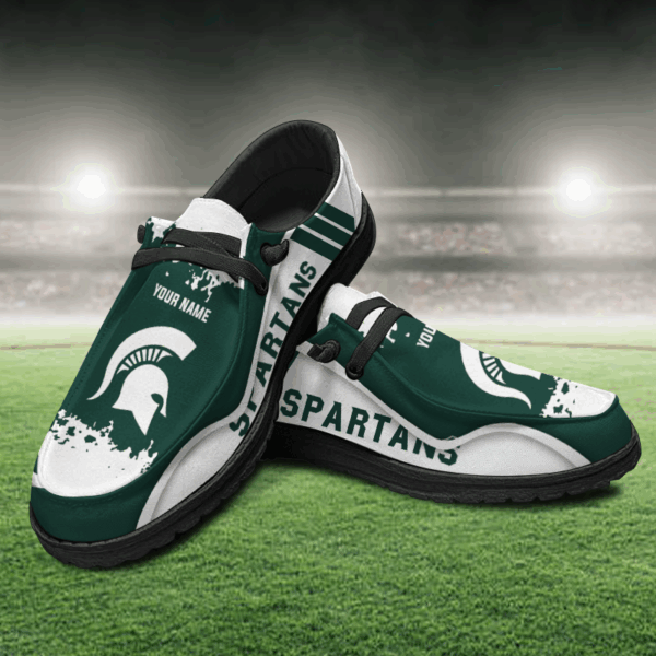 Tubopro Michigan State Spartans Hey Dude Shoes For Men And Women - Image 2