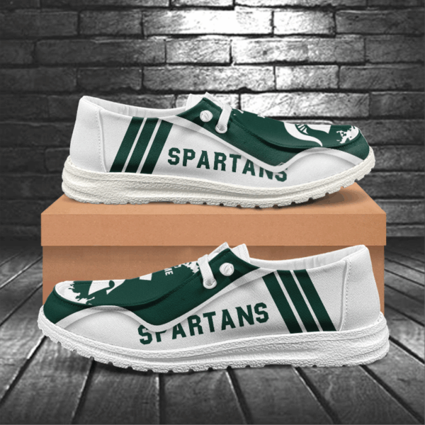 Tubopro Michigan State Spartans Hey Dude Shoes For Men And Women - Image 5