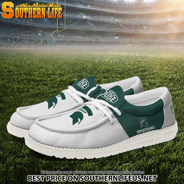 Tubopro Michigan State Spartans Personalized Hey Dude Shoes For Men And Women - Image 2