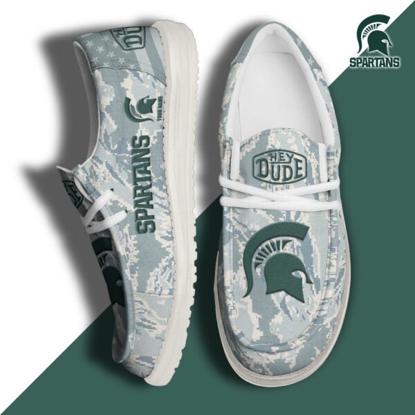 Tubopro Michigan State Spartans Personalized Hey Dude Shoes For Men And Women