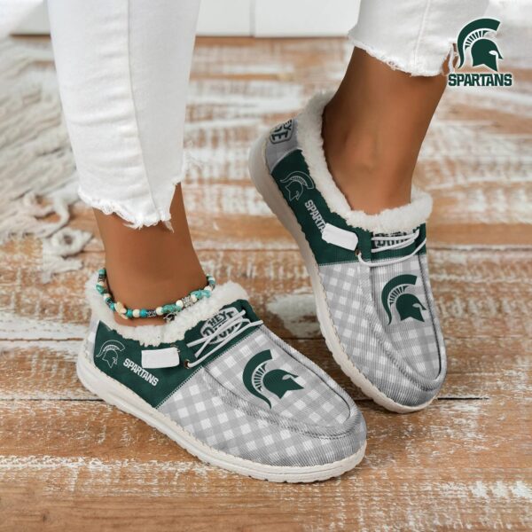 Tubopro Michigan State Spartans Personalized Hey Dude Shoes For Men And Women
