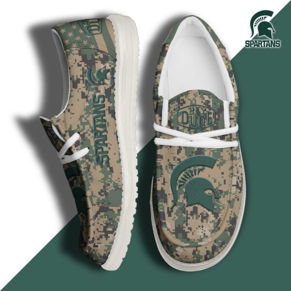 Tubopro Michigan State Spartans Personalized Hey Dude Shoes For Men And Women