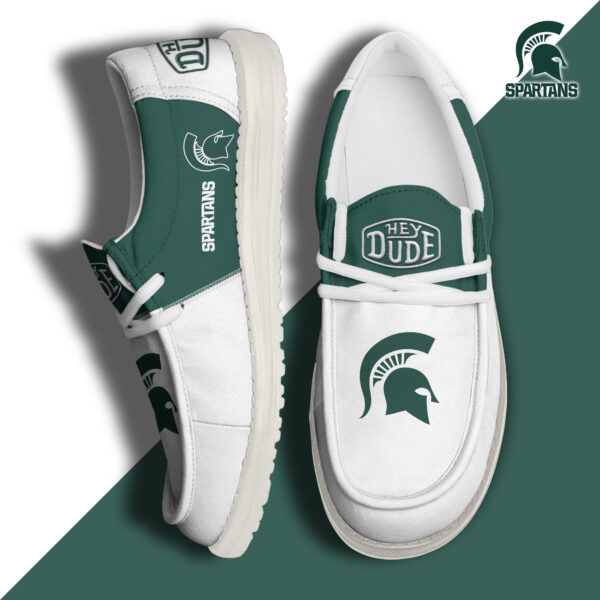 Tubopro Michigan State Spartans Personalized Hey Dude Shoes For Men And Women