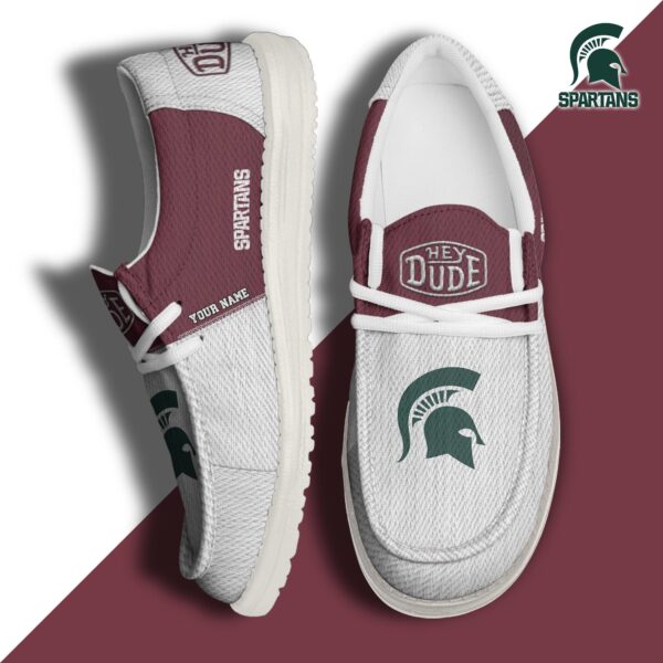 Tubopro Michigan State Spartans Personalized Hey Dude Shoes For Men And Women
