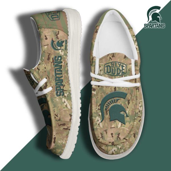 Tubopro Michigan State Spartans Personalized Hey Dude Shoes For Men And Women