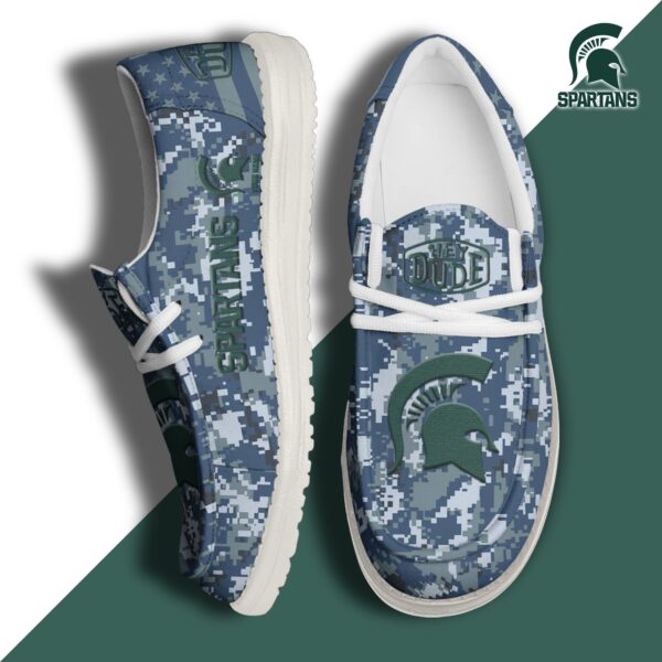 Tubopro Michigan State Spartans Personalized Hey Dude Shoes For Men And Women