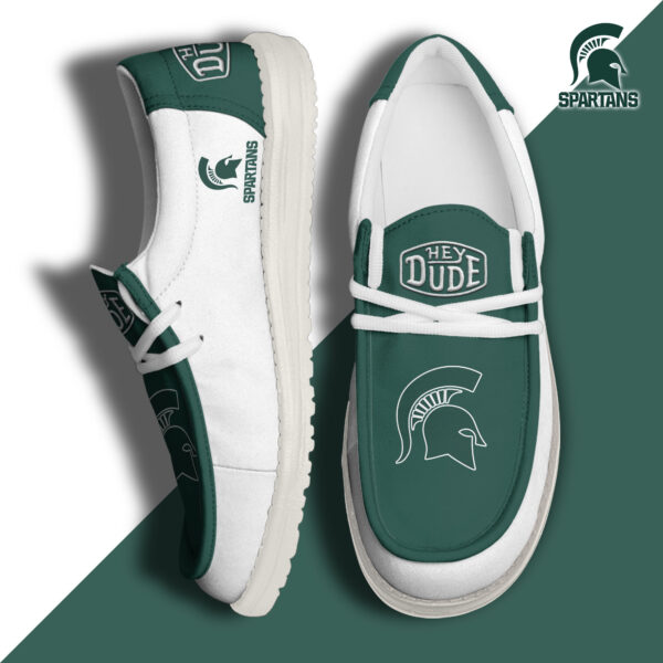 Tubopro Michigan State Spartans Personalized Hey Dude Shoes For Men And Women