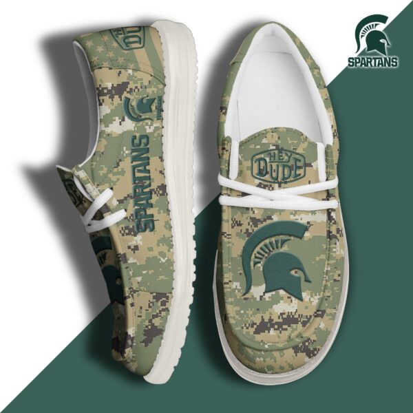 Tubopro Michigan State Spartans Personalized Hey Dude Shoes For Men And Women