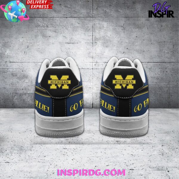 Tubopro Michigan Wolverines Air Low-Top Sneakers Shoes For Men And Women - Image 4