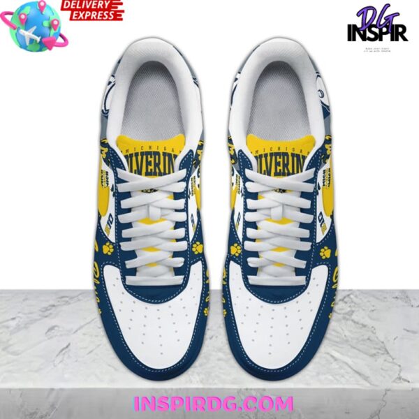 Tubopro Michigan Wolverines Air Low-Top Sneakers Shoes For Men And Women - Image 3