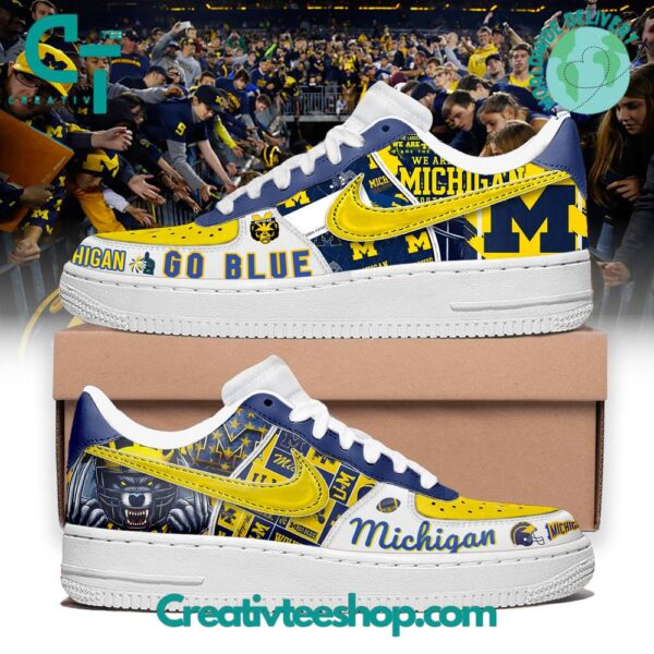 Tubopro Michigan Wolverines Air Low-Top Sneakers Shoes For Men And Women