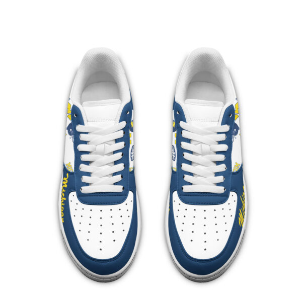 Tubopro Michigan Wolverines Air Low-Top Sneakers Shoes For Men And Women - Image 3