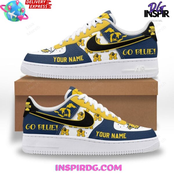 Tubopro Michigan Wolverines Air Low-Top Sneakers Shoes For Men And Women - Image 2