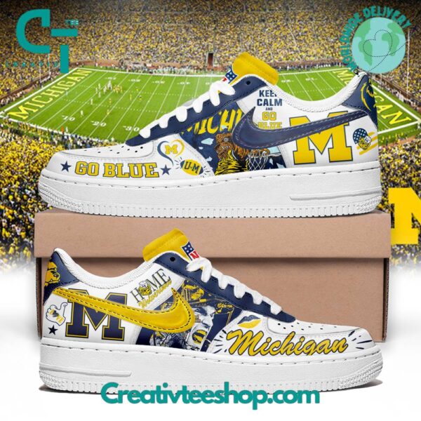 Tubopro Michigan Wolverines Air Low-Top Sneakers Shoes For Men And Women