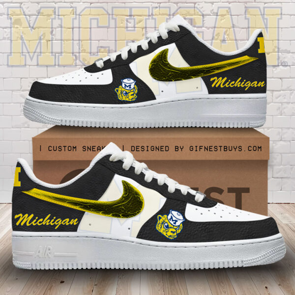 Tubopro Michigan Wolverines Air Low-Top Sneakers Shoes For Men And Women