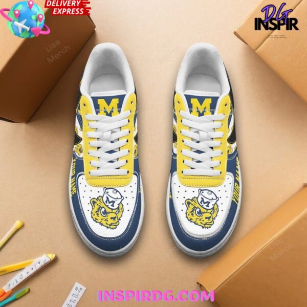 Tubopro Michigan Wolverines Air Low-Top Sneakers Shoes For Men And Women - Image 3