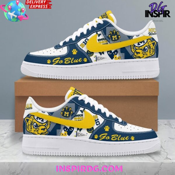 Tubopro Michigan Wolverines Air Low-Top Sneakers Shoes For Men And Women - Image 2