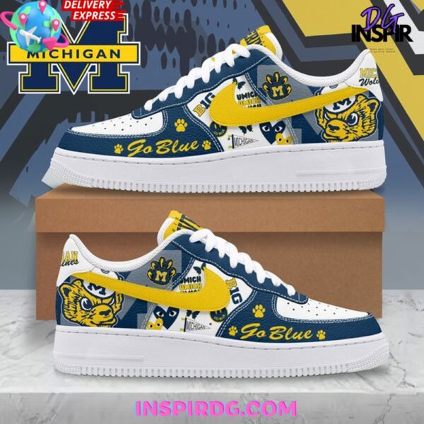 Tubopro Michigan Wolverines Air Low-Top Sneakers Shoes For Men And Women