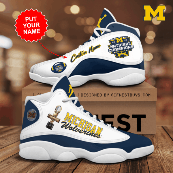 Tubopro Michigan Wolverines AJ13 Sneakers Shoes For Men And Women