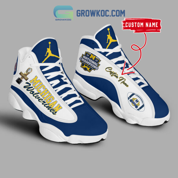 Tubopro Michigan Wolverines AJ13 Sneakers Shoes For Men And Women - Image 2