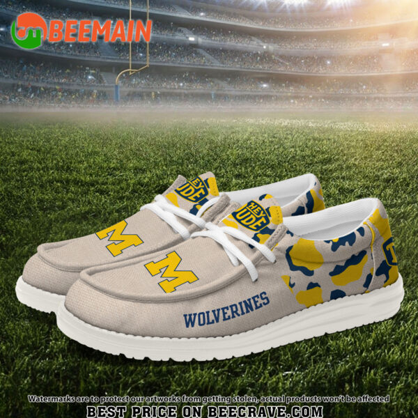 Tubopro Michigan Wolverines Hey Dude Shoes For Men And Women - Image 2