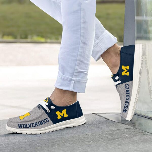 Tubopro Michigan Wolverines Hey Dude Shoes For Men And Women - Image 8