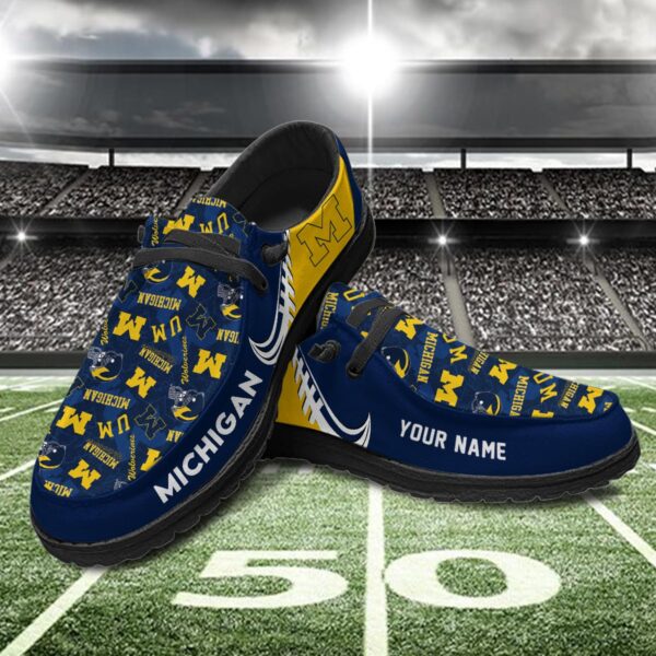 Tubopro Michigan Wolverines Hey Dude Shoes For Men And Women - Image 2