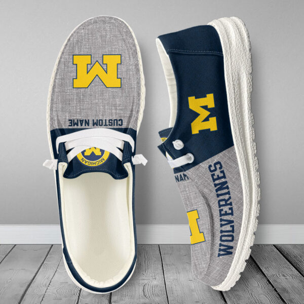 Tubopro Michigan Wolverines Hey Dude Shoes For Men And Women - Image 5
