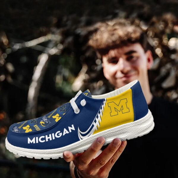 Tubopro Michigan Wolverines Hey Dude Shoes For Men And Women - Image 3