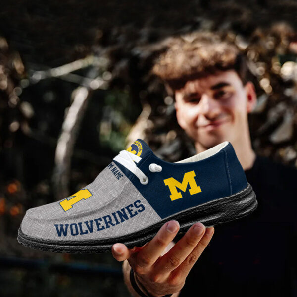 Tubopro Michigan Wolverines Hey Dude Shoes For Men And Women - Image 3
