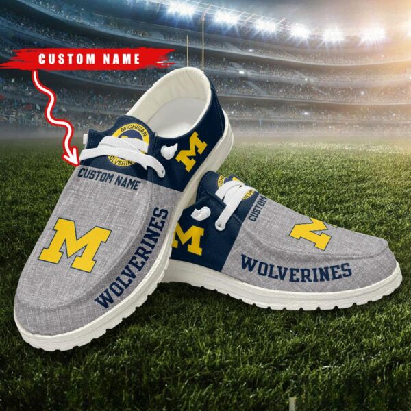 Tubopro Michigan Wolverines Hey Dude Shoes For Men And Women - Image 2