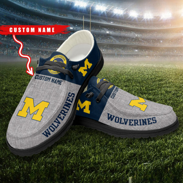 Tubopro Michigan Wolverines Hey Dude Shoes For Men And Women - Image 4