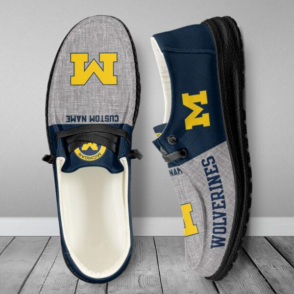 Tubopro Michigan Wolverines Hey Dude Shoes For Men And Women - Image 6