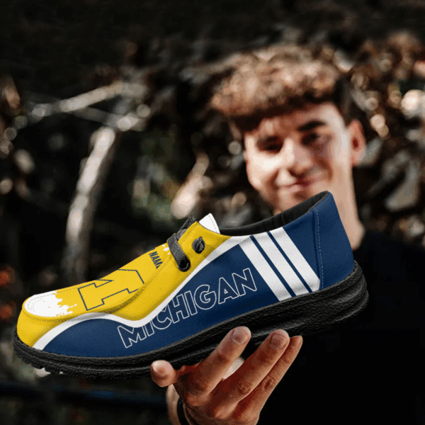 Tubopro Michigan Wolverines Hey Dude Shoes For Men And Women - Image 4