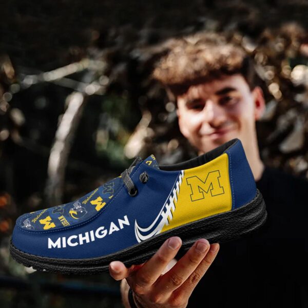 Tubopro Michigan Wolverines Hey Dude Shoes For Men And Women - Image 4