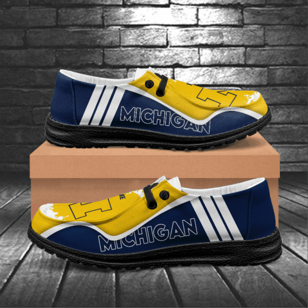 Tubopro Michigan Wolverines Hey Dude Shoes For Men And Women - Image 6