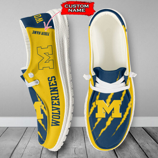 Tubopro Michigan Wolverines Hey Dude Shoes For Men And Women - Image 5