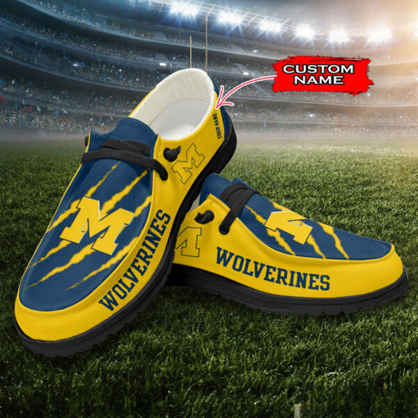 Tubopro Michigan Wolverines Hey Dude Shoes For Men And Women - Image 2