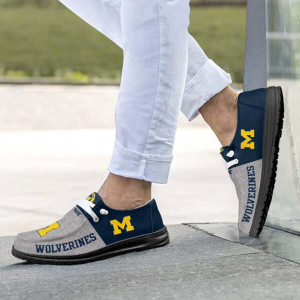 Tubopro Michigan Wolverines Hey Dude Shoes For Men And Women - Image 7