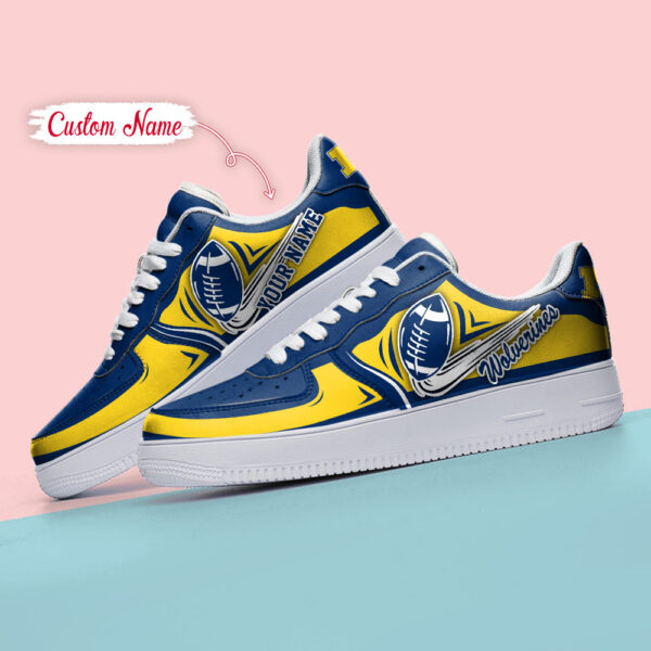Tubopro Michigan Wolverines NCAA Air Low-Top Sneakers Shoes For Men And Women - Image 4