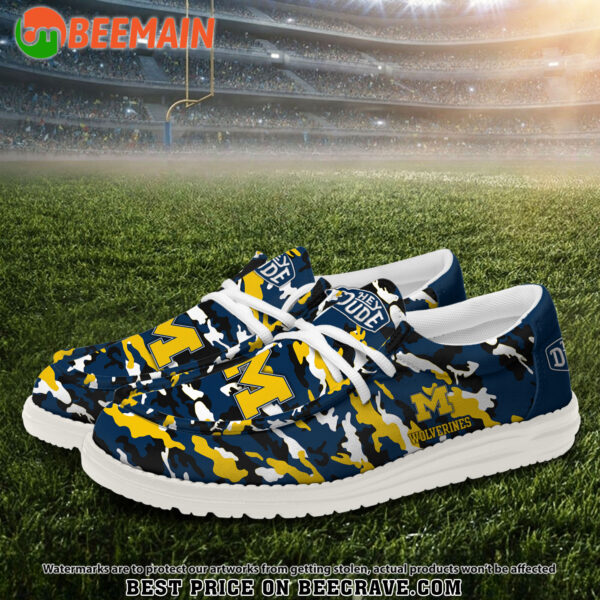 Tubopro Michigan Wolverines Personalized Hey Dude Shoes For Men And Women - Image 2