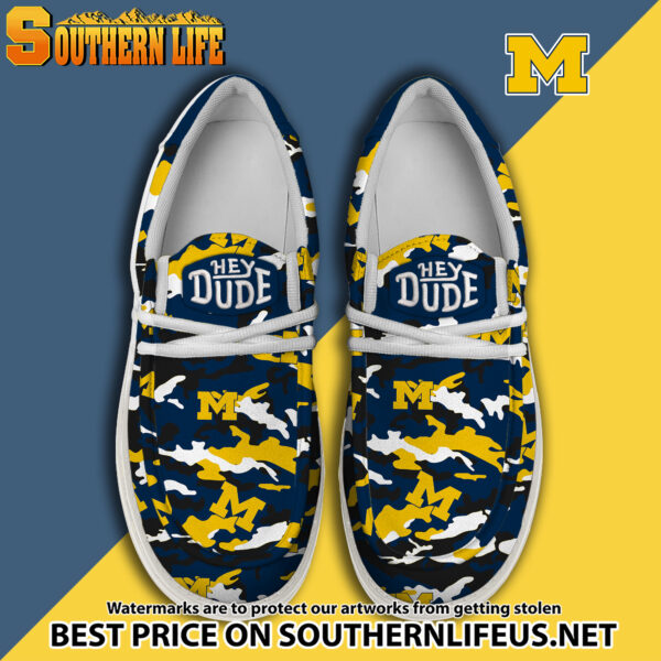 Tubopro Michigan Wolverines Personalized Hey Dude Shoes For Men And Women