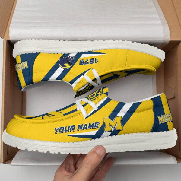 Tubopro Michigan Wolverines Personalized Hey Dude Shoes For Men And Women - Image 2