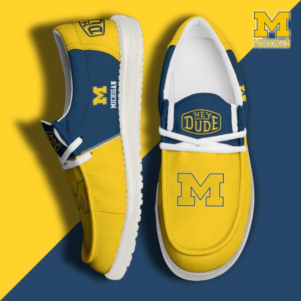 Tubopro Michigan Wolverines Personalized Hey Dude Shoes For Men And Women