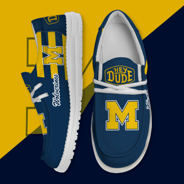 Tubopro Michigan Wolverines Personalized Hey Dude Shoes For Men And Women