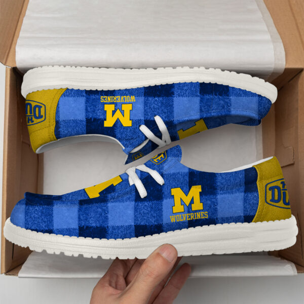Tubopro Michigan Wolverines Personalized Hey Dude Shoes For Men And Women - Image 5